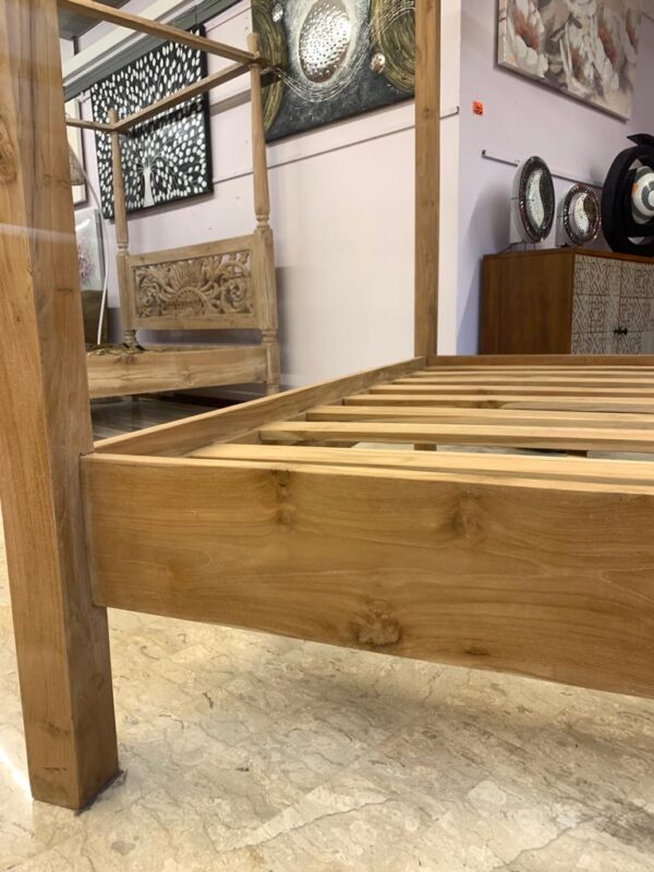 Letto Baldacchino in Teak Massello - immagine 7