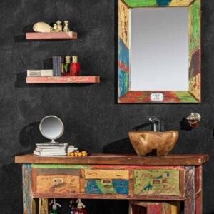 bagno in teak riciclato barche