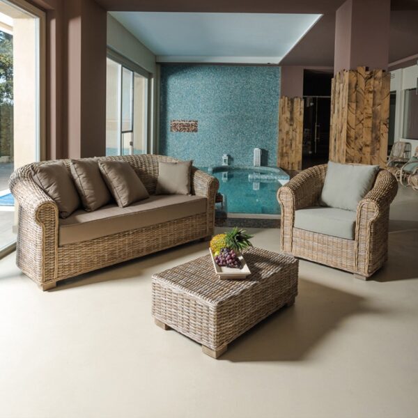 Divano-Queen-3P-Grigio-Rattan-Naturale