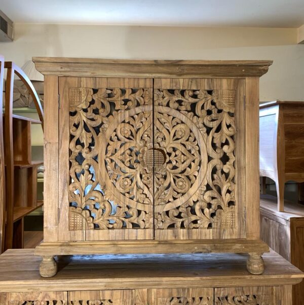 Credenza Etnica Intagliata 2a