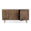 Credenza in legno di mango con ante e cassetti