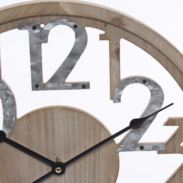 Orologio Parete Natural Grigio D40