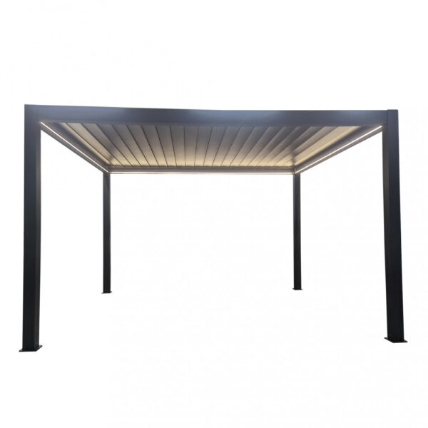 Pergola Bioclimatica Motorizzata con Led 4x4 - immagine 4