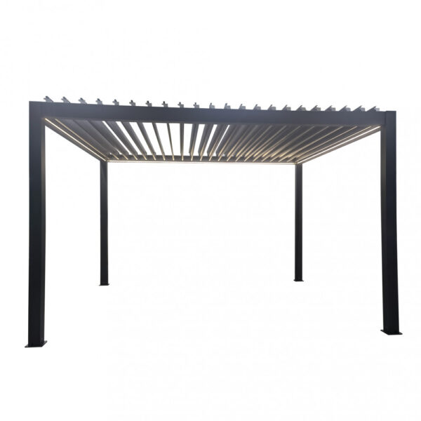 Pergola Bioclimatica Motorizzata con Led 4x4 - immagine 5