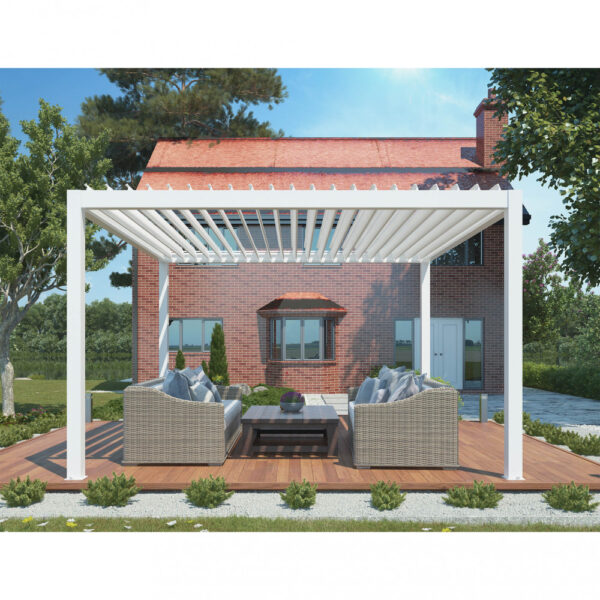 Pergola Bioclimatica Motorizzata con Led 4x4 - immagine 9