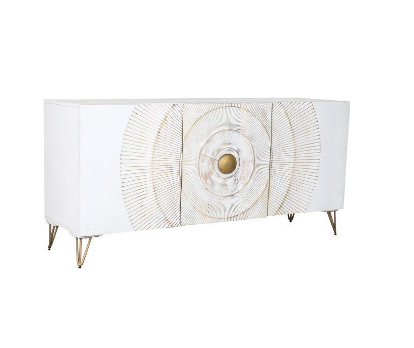 Carpentier & Preux Coppia Tende Pronto Tavolo In Poliestere | Bianco 160x60 Cm Con Tunnel | Lavabili
