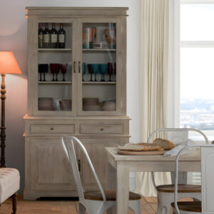 Vetrina-Credenza Cottage Doppio Corpo